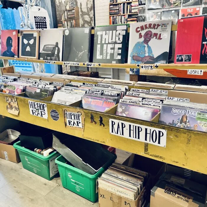 Rap and hip hop bins